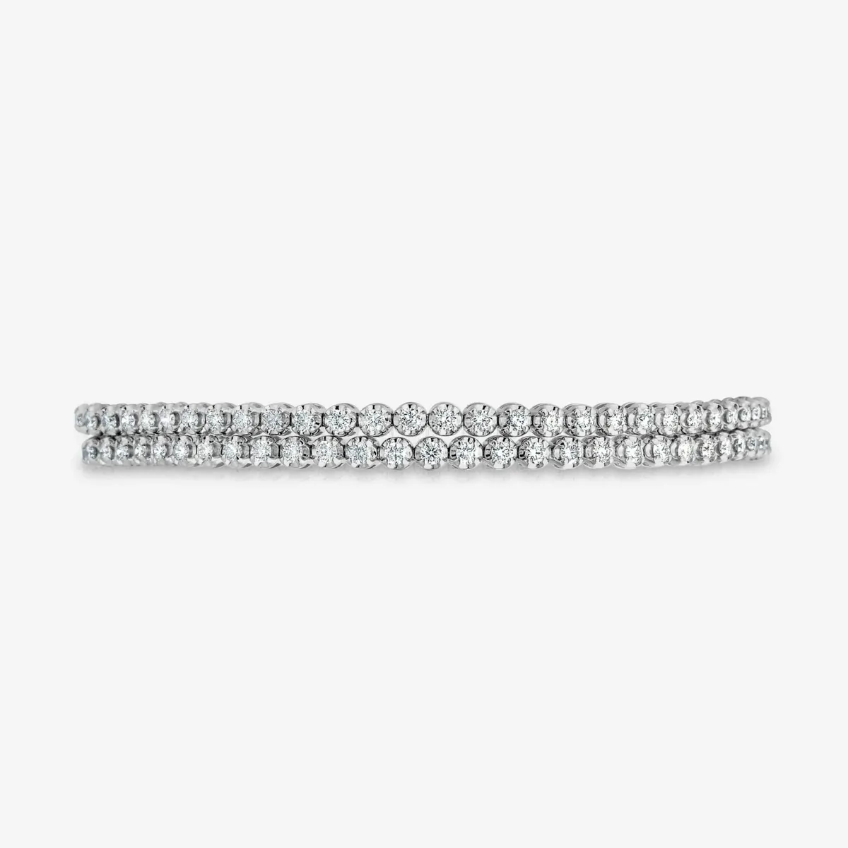 Halo Diamond Cuff